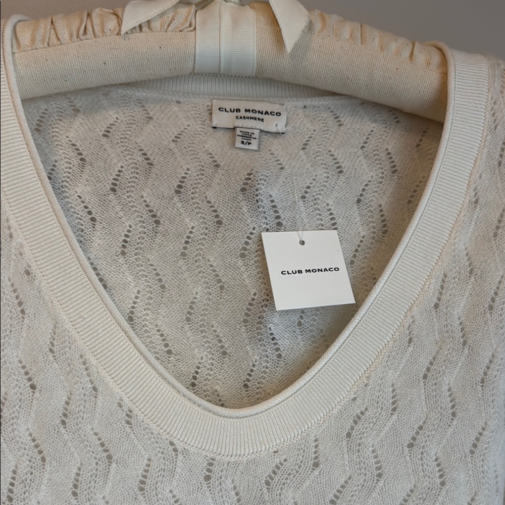 Club Monaco Cream Sweater for Women